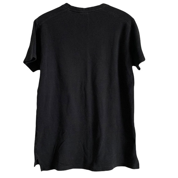 Zara 💯% Cotton Unisex Black Top Shirt Size Large - Picture 3 of 11